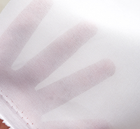 Tissu d'interfaçage thermocollant tissé à double point, PA PES 30D 50D 75D, pour machines à jet d'eau, matériaux de couture en Chine