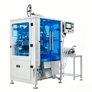 Machine d'emballage verticale automatique haute vitesse ABBA-820, 10 à 40 sachets par minute, pour l'emballage de snacks, de noix, de raviolis surgelés et de matériel. - Product Image 2