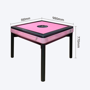 Factory Customized Mahjong <strong>Table</strong> 7-Piece <strong>Set</strong> With Chair Automatic Mahjong <strong>Table</strong> for Chess and <strong>Card</strong> Room - Product Image 6