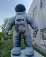 Offre Spéciale : Mascotte Spatiale Gonflable Personnalisée en PVC, Astronaute de 8m de Haut pour Événements et Fêtes, avec Souffleur d'Air Inclus