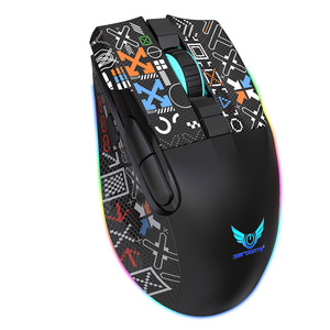 เซโรเดท ที 27 เมาส์สำหรับเล่นเกมไร้สาย 7 ปุ่มไฟ RGB โฟโตอิเล็กทริคสำหรับการใช้งานสำนักงานอีสปอร์ต - Product Image 6