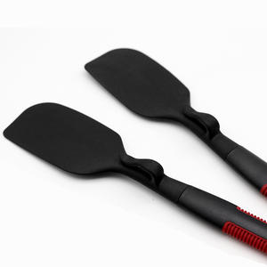 Spatule à pâtisserie en silicone de qualité alimentaire, grattoir résistant à la chaleur, ustensiles de cuisine, mélangeur de beurre, outils à gâteau antiadhésifs - Product Image 6
