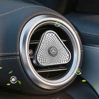Clip diffuseur de parfum métallique personnalisé avec LOGO pour grille d'aération de voiture, pour sublimation, vente en gros