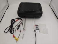 Monitor de Reposacabezas de Coche de 9 Pulgadas, Sistema de Entretenimiento Universal para Asientos Traseros con Pantalla LCD RGB, 2 Entradas de Video USB, 1 Año de Garantía