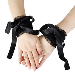 Manette <span class=keywords><strong>in</strong></span> Pizzo BDSM per Giochi di Coppia, Polsiere Sexy per Preliminari per Adulti - Product Image 3