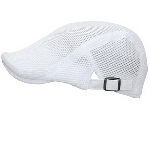 Boina Personalizada al por Mayor, Estilo Inglés, de Algodón, Unisex, Estilo Artista, Parte Superior Plana, Ajustable, para Exteriores, Invierno - Product Image 1