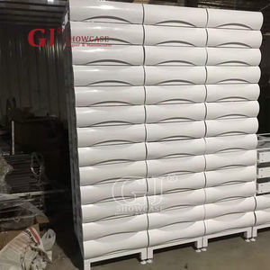 نظام رفوف بأدراج وعجلات، حامل معدني، رف عرض للصيدليات، اصنع رفوف الصيدليات الخاصة بك بنفسك - Product Image 3