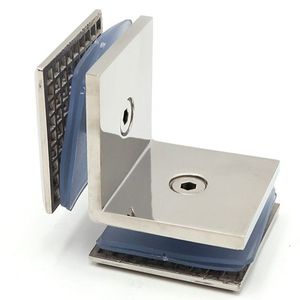 Fulida Shower Enclosure Glass <b>Clip</b> F-2083 Stainless Steel Double Sided Frameless Bathroom Hardware Connection Accessory - Product Image 4