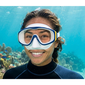 Gafas de Buceo de Silicona Líquida con Marco Grande de Vidrio Templado, Máscara de Buceo de Doble Tono para Adultos - Product Image 6