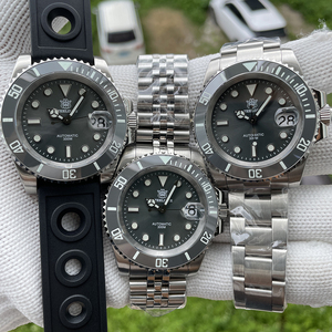 Reloj de Buceo STEELDIVE Oficial SD1953 de 40.5MM con Esfera Gris, Bisel de Cerámica Azul Luminoso, Cristal de Zafiro, 300M Automático Water Ghost - Product Image 6