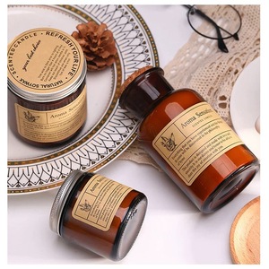 2025 Hecho en China Embalaje de fábrica Etiquetas de velas en relieve <span class=keywords><strong>3D</strong></span> texturizadas - Product Image 1