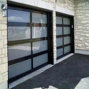 <span class=keywords><strong>Porte</strong></span> <span class=keywords><strong>de</strong></span> <span class=keywords><strong>garage</strong></span> industrielle à double section en acier nord-américain pour deux voitures et portes piétonnes - Product Image 2