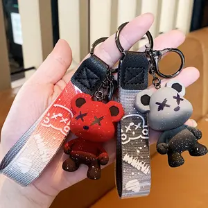 Hot Sale-Disney Mickey Keychains Cute Cartoon Baby Boy Girl Key Ring Women Lovely Bag Key Chain Monster Key Chain Pendant