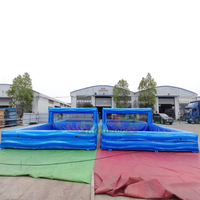 Terrain de sport gonflable géant de qualité commerciale pour volleyball, capacité 500 kg, garantie 3 ans, taille et couleur personnalisables