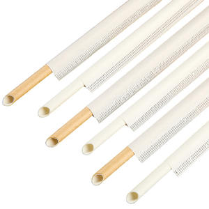 Prix de gros pour pailles en papier biodégradables écologiques emballées individuellement pour le camping, pailles jetables, 500 unités - Product Image 5