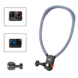 Support de cou COMAN pour support d'accessoires de téléphone de caméra de sport <span class=keywords><strong>Go</strong></span> <span class=keywords><strong>pro</strong></span> avec conception d'installation rapide support de cou magnétique fort - Product Image 1