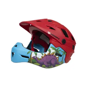 어린이 안전 헬멧 일체형 통기성 초경량 일체형 풀 커버 이동식 어린이 스포츠 스키 자전거 헬멧