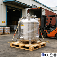 Tanque de Almacenamiento de Acero Inoxidable para Jugo, Bebidas y Vino, Grado Alimenticio, Certificado CE, Suministro de Fábrica