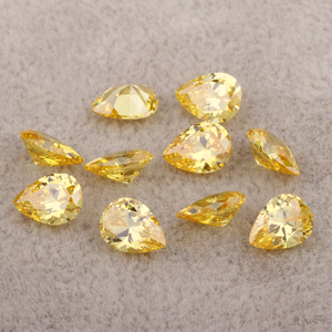 Trung Quốc nhà máy CZ Đá Nhà cung cấp 3x5mm-9x11mm Máy cắt lê hình dạng màu <span class=keywords><strong>Cubic</strong></span> <span class=keywords><strong>Zirconia</strong></span> lỏng đá quý - Product Image 4