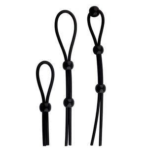 3 pièces/ensembles Anneau de verrouillage du sperme masculin, anneau de retard d'éjaculation, anneau de pénis de retard - Product Image 1