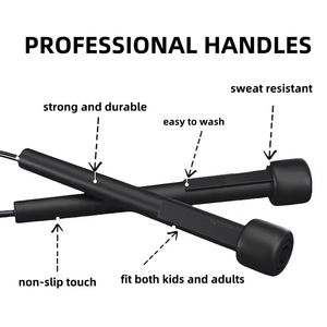 Équipement de sport d'entraînement en salle de sport, corde à <span class=keywords><strong>sauter</strong></span> à <span class=keywords><strong>induction</strong></span> en PVC réglable de haute qualité pour les étudiants, les enfants, utilisation à domicile - Product Image 6