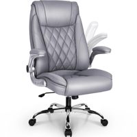 Chaise de bureau de direction moderne de luxe en cuir, chaise de bureau de patron avec appui-tête réglable, fonction de massage, chaise ergonomique pour usage domestique avec roulettes