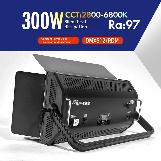 Movie Level 300W Soft Light LED Panel Light with DMX512 for Professional Video Photography and Stage Illumination