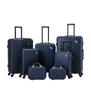 Wholesale Custom Logo ABS Trolley Luggage Set 3-7 Pcs Lightweight Travel Bag Polyester Lining ABS Travel <b>Suitcase</b> Luggage Sets - Product Image 2
