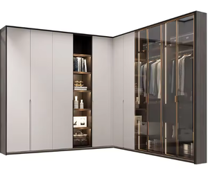 Armario <span class=keywords><strong>Vestidor</strong></span> Personalizado, Muebles Modernos de Lujo, Schlafzimmer Kleider Schrank, Armario Abierto Moderno de Madera para Dormitorio - Product Image 5