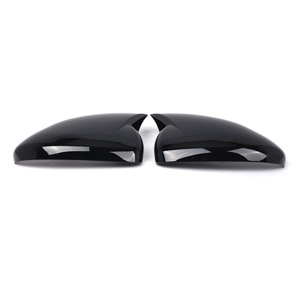 Chevrolet Cruze Rearview Mirror Covers Glossy Black Full Set <b>ABS</b> Plastic 2009-2015 - Product Image 1