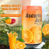 Comprimés à croquer de vitamine C d'acide ascorbique pur de marque privée comprimés effervescents immunisés puissants portables
