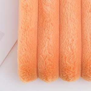 Vải nhung dệt jacquard sọc dọc lông thỏ khổ lớn 35mm, 650g, dùng cho nội thất ô tô, gối, giày, mũ - Product Image 3