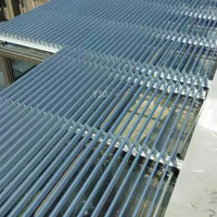 Fenêtre à persiennes en aluminium à lame courbée de style aérodynamique en forme de fusif, pour bâtiments extérieurs, pare-soleil, ventilation, ouverture horizontale