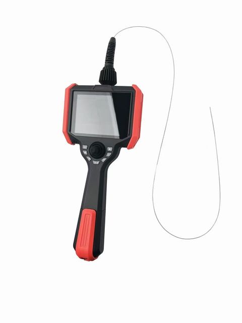 Ultra Fine 1mm Video Endoscope Borescope Inspection Camera 5-inch IPS LCD Display 720p Resolution IP67 Rating Fiber Optic