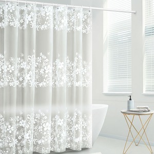 Cortina <span class=keywords><strong>de</strong></span> ducha Peva gruesa <span class=keywords><strong>de</strong></span> estilo europeo, diseño moderno, impermeable y a prueba <span class=keywords><strong>de</strong></span> moho, stock para baños - Product Image 2
