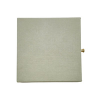 Boîte à bijoux coulissante en carton 9x9cm personnalisable avec logo pour colliers et boucles d'oreilles – Vente en gros