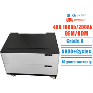 Penyimpanan Energi surya rumah tangga lifepo4 baterai ion lithium ditumpuk 15kWh 30 v 200ah - Product Image 1