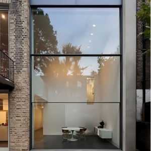 Tùy chỉnh chất lượng cao thương mại an ninh tùy chỉnh kích thước đôi Tempered Glass <span class=keywords><strong>Window</strong></span> Cyclone cố định Windows cho bán - Product Image 3