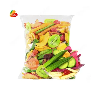 Chips vegetais fritos a vácuo Frutas e legumes secos Tailândia Petiscos vegetais frutas secas