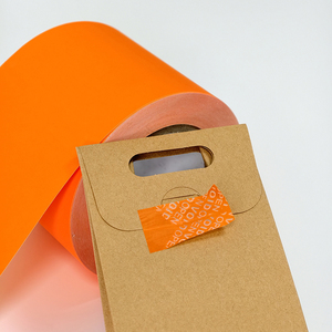 Cinta de seguridad VOID con patrón personalizado OEM para el embalaje exterior de bolsos de cuero - Product Image 1