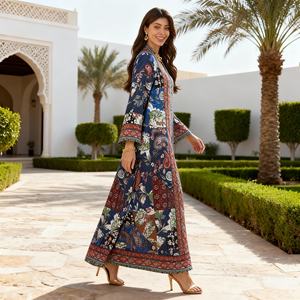 Nuevo Diseño Estilo Dubái, Vestido Largo de Tela de Alta Calidad, Modesto y Elegante con Lentejuelas, Abaya para Mujeres Musulmanas, Proveedor - Product Image 4