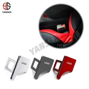 Cancelador de Alarma para Cinturón de Seguridad de Coche con Logotipo Personalizado <span class=keywords><strong>2022</strong></span>, Clip de Bloqueo, Inserto de Advertencia, Enchufe para Accesorios Interiores de Coche - Product Image 1