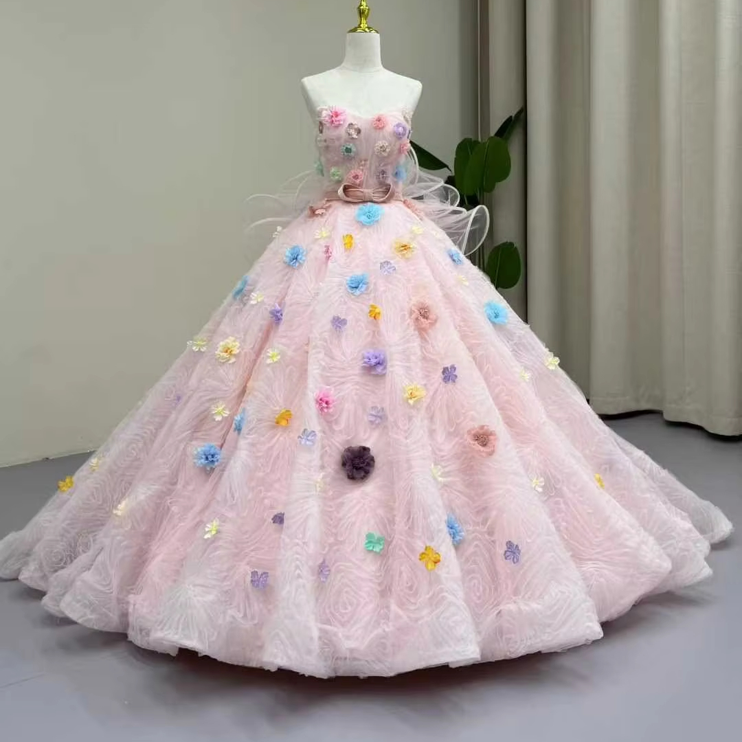 lovelywholesale formal dresses Ava Presley 42360 High Low Floral Print Formal Prom Dress – The Dress Outlet main image 1