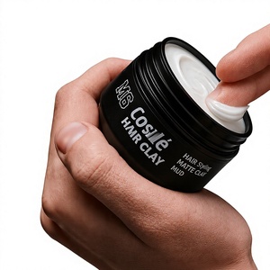 Arcilla Capilar 100ml para Hombre, Fijación Fuerte, con Caolín, Cera de Abeja, Aceite de Jojoba y Aceite de Árbol de Té, Marca Personalizada, Textura, Volumen y Definición para Peinado Masculino - Product Image 1