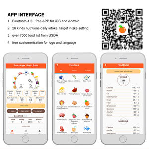 <span class=keywords><strong>2025</strong></span> Großhandel Haushalt Digital Smart Food Waage mit Ernährungs rechner Küche Kalorien waage - Product Image 3