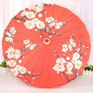 Japanese Chinese <b>Ceiling</b> Decoration Craft Dance Props Parasols Handmade <b>PVC</b> Cloth Umbrella 84cm Diameter Customized Color - Product Image 2
