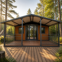 Maison conteneur moderne pliable, portable, extensible et respirante, pour usage modulaire, mini-maison, bureau, bâtiment, centre commercial, construction préfabriquée mobile