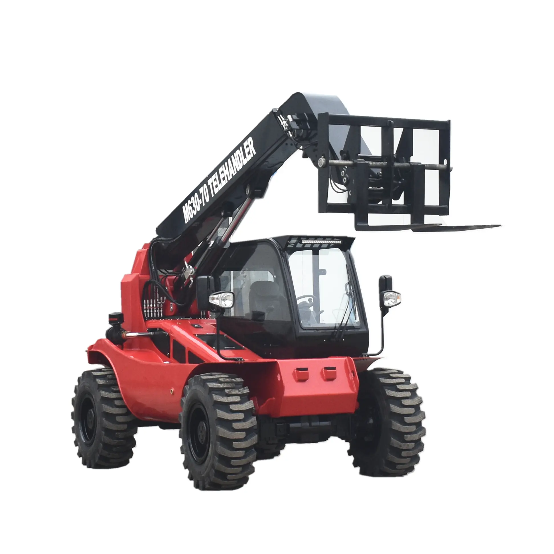 Jerman Weidemann Tipe Euro 5 Telehandler Forklift dengan Ban Handler dan Bahan Ember untuk Dijual