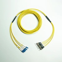 Câble de descente en fibre optique blindé en spirale 6CORE G657A1, cordon de raccordement SC APC/UPC, longueur 10m/20m/30m/50m/100m/250m, FTTH