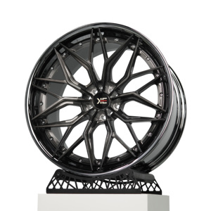 Jantes en alliage forgées en deux parties chromées brossées personnalisées 5x112 5X114.3 5x120 pour Nissan Skyline 350Gt Patrol Y60 Y61 Y62 R20 - Product Image 1